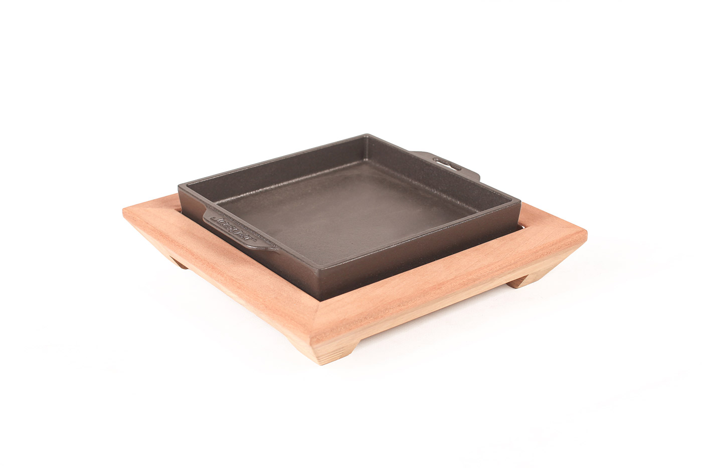 Josper Iroko Stand 27x27 cm support plaque 20x20