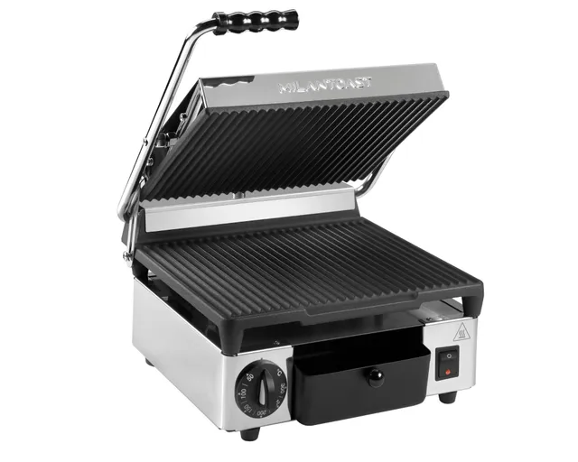 Milantoast Milantoaster Kontaktgrill Grill Panini Fonte Rainuré