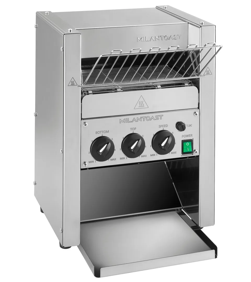 Milantoast QSR toasteur convoyeur 2 tranches chauffe rapide
