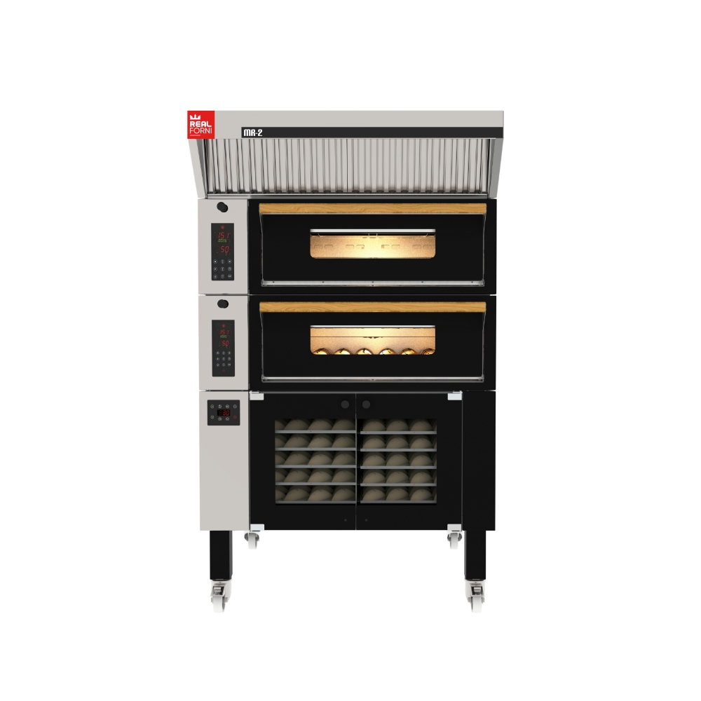 Real Forni MR-2 four à soles 400°C inox