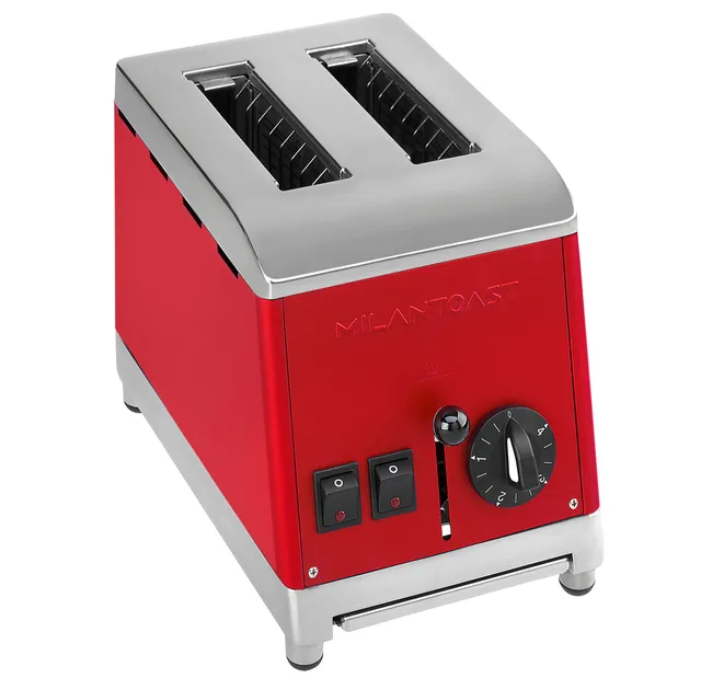 Milantoast Slice Toasters grille-pain 2 tranches rouge
