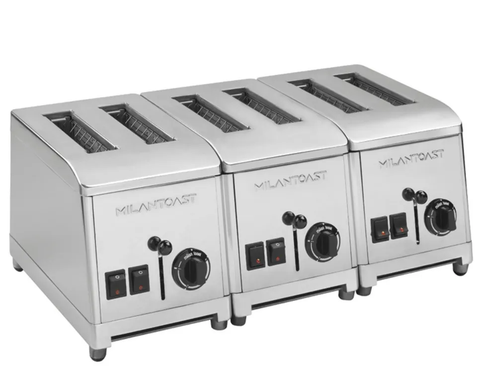 Milantoast Slice Toasters grille-pain 6 tranches 240/h