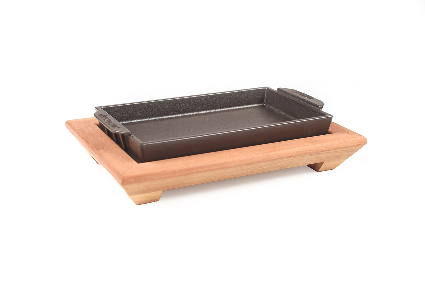 Josper support bois iroko 32x22 cm plaque 25x15