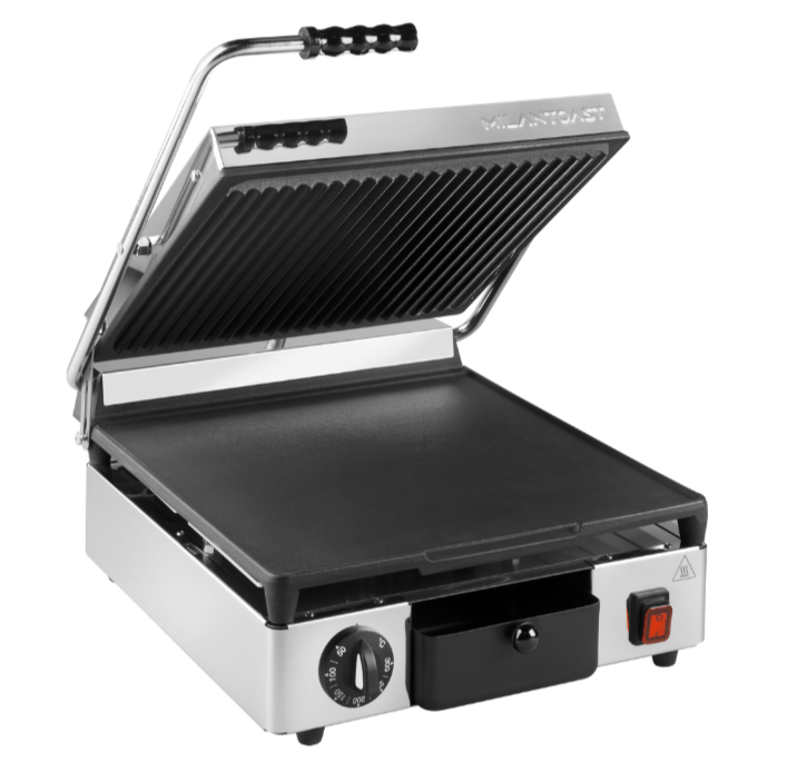 Milantoast Cast Iron Squared grill panini fonte carré
