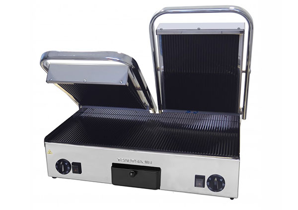 Milantoast Cast Iron grill panini double vitrocéramique R/R