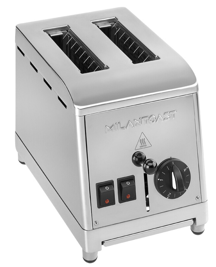 Milantoast Slice Toasters Grille-Pain 2 Tranches Pro