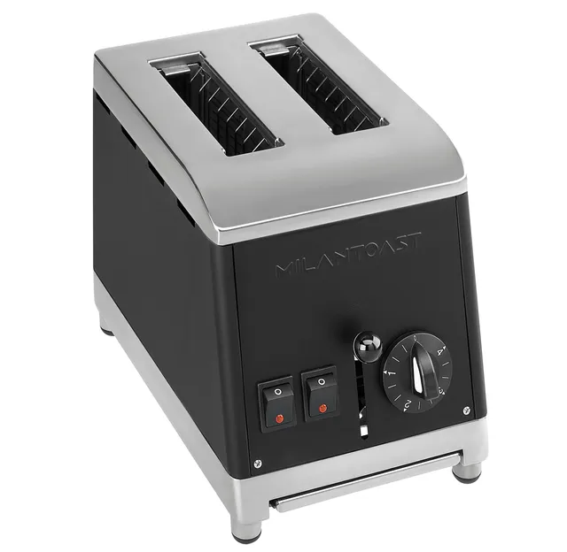 Milantoast 2 Slice Toaster grille-pain 2 tranches noir