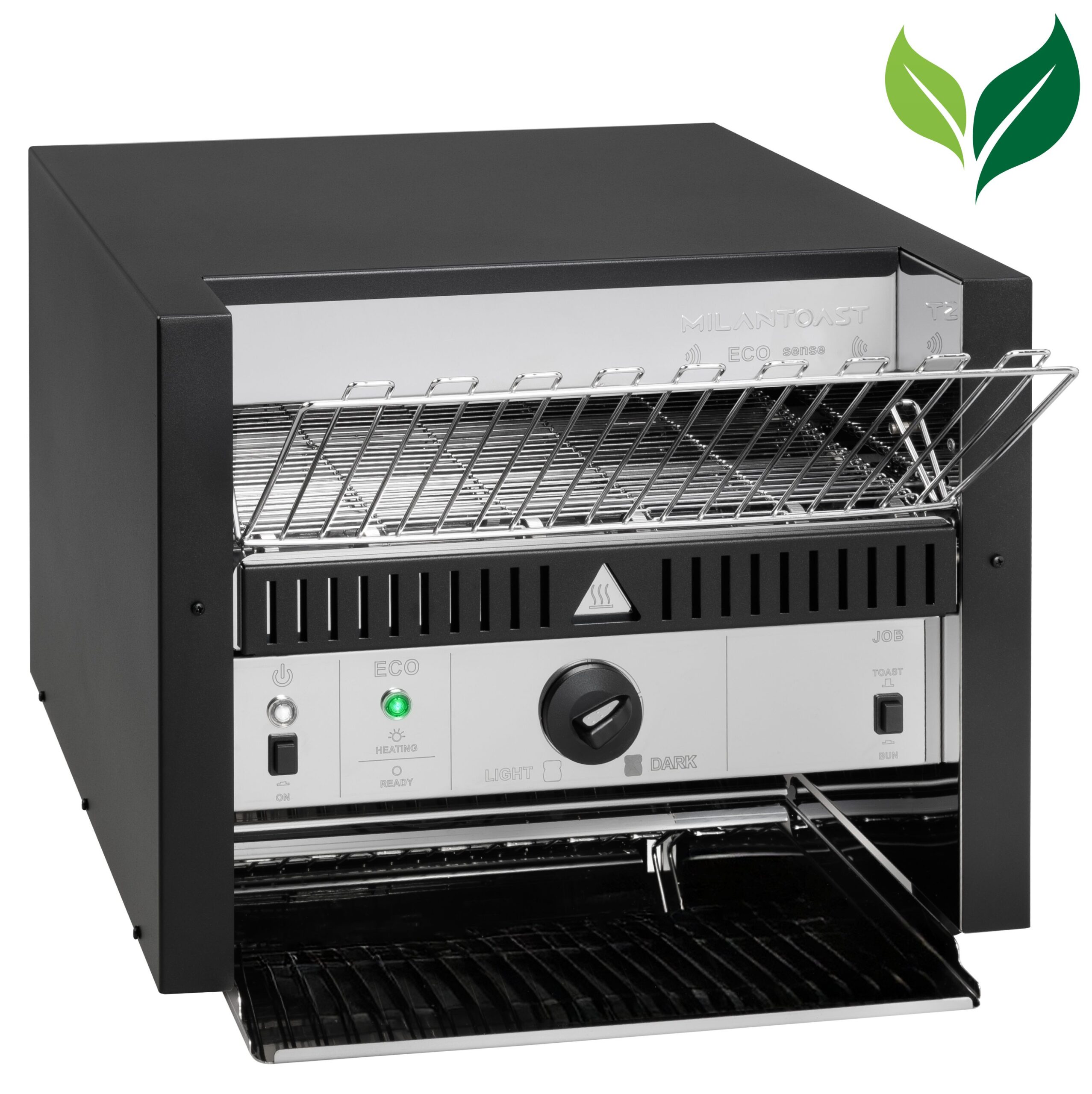 Milantoast Conveyor grille-pain 3 tranches noir ECO