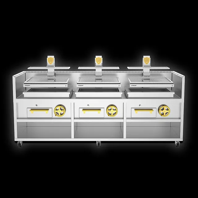 Josper PVJ-76-3-3-MB grill basque triple usage intensif
