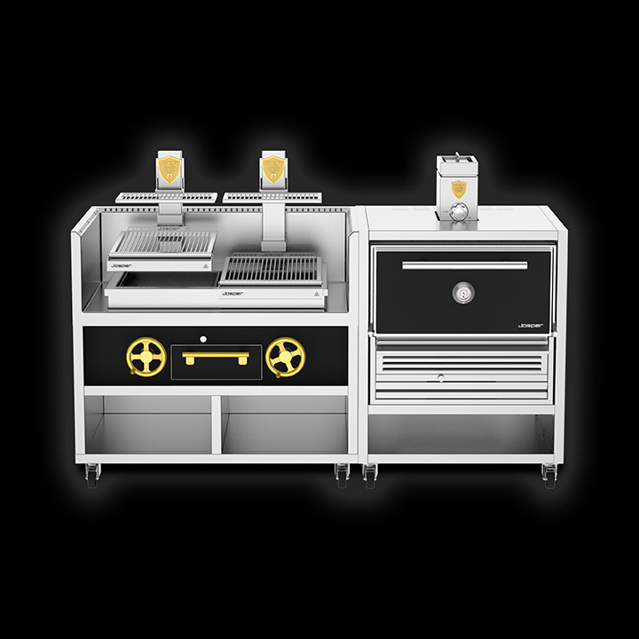 Josper Combos CVJ-50-PRO-Medium four charbon pro