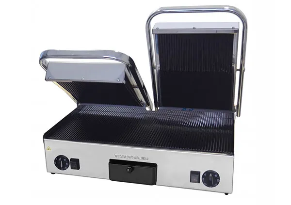 Milantoast Cast Iron grill panini double vitrocéramique R/R