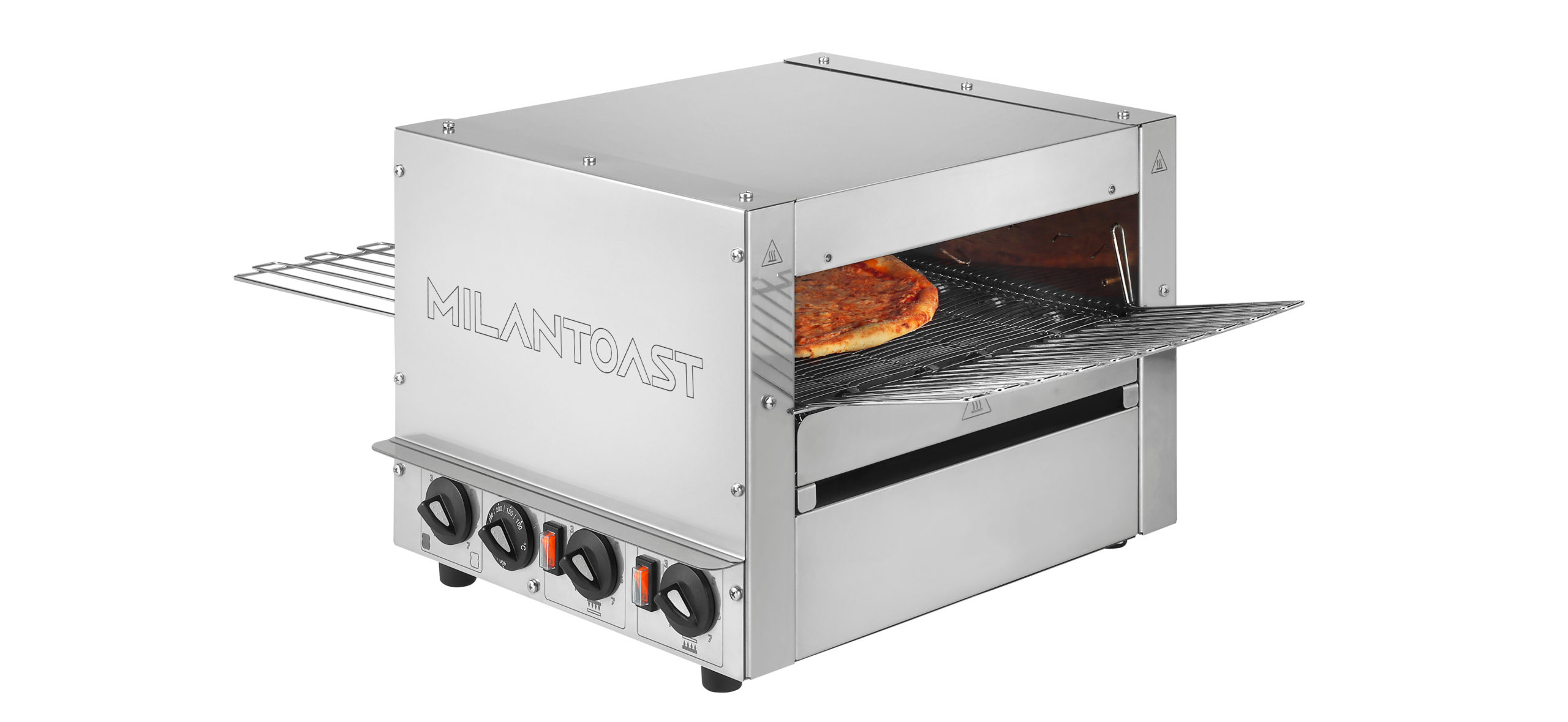 Milantoast Tunnel four convoyeur pizza Forno a tunnel