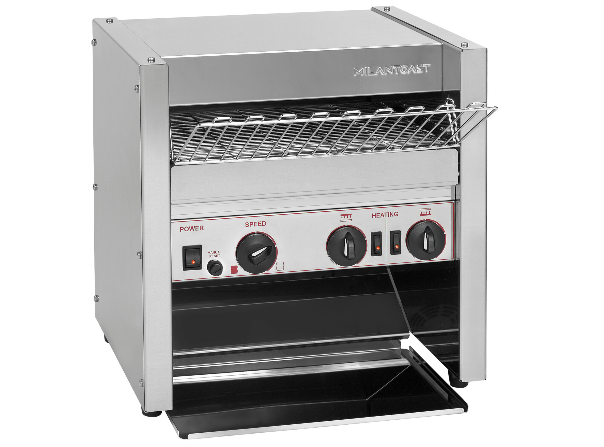 Milantoast QSR Toaster convoyeur pains burger heavy duty
