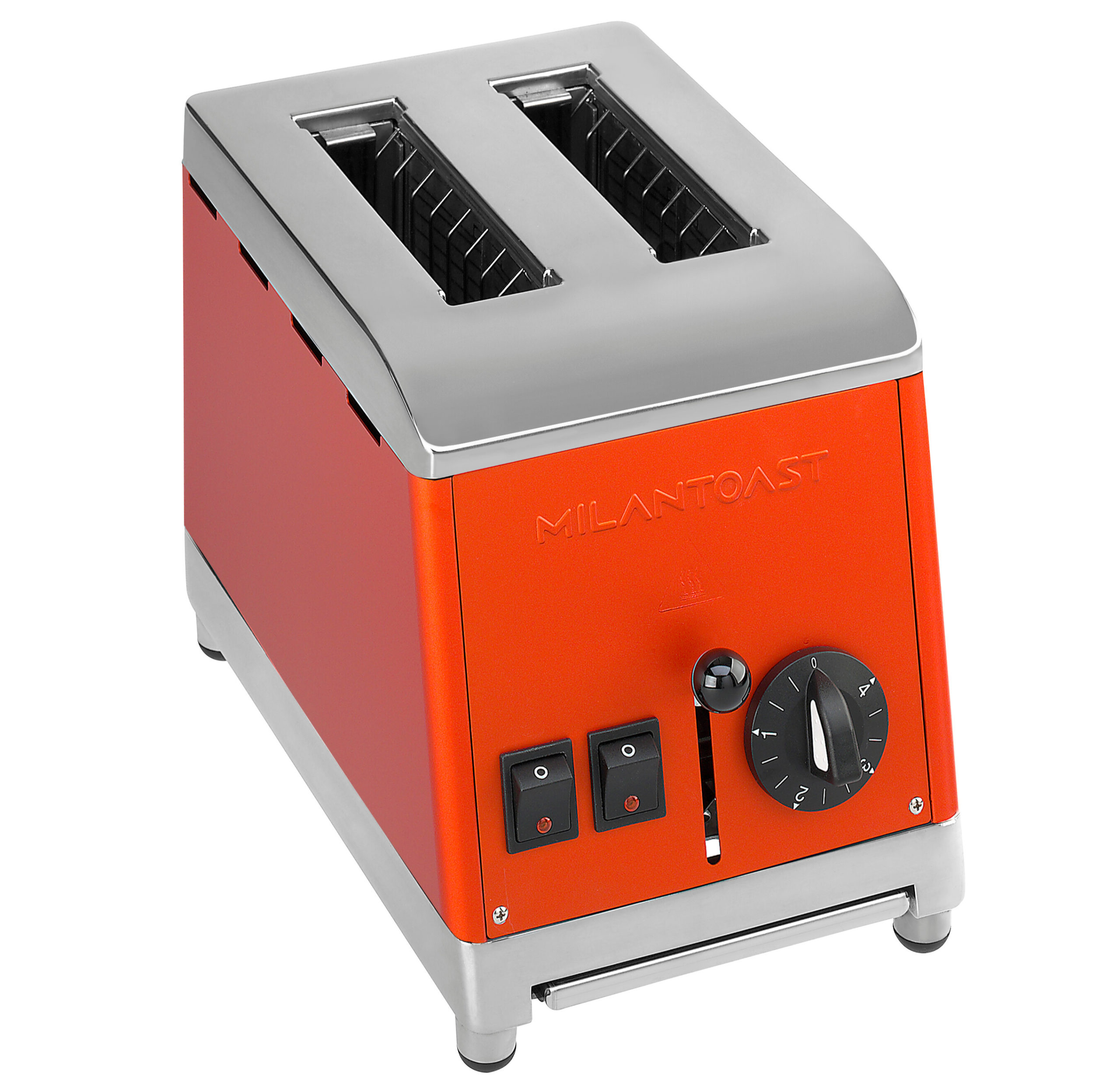 Milantoast 2 Slice Toaster Grille-Pain Orange 2 Tranches