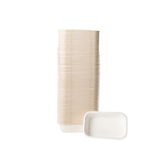 Leventi Pressboard barquette blanche 166x128x44mm 660 pcs four