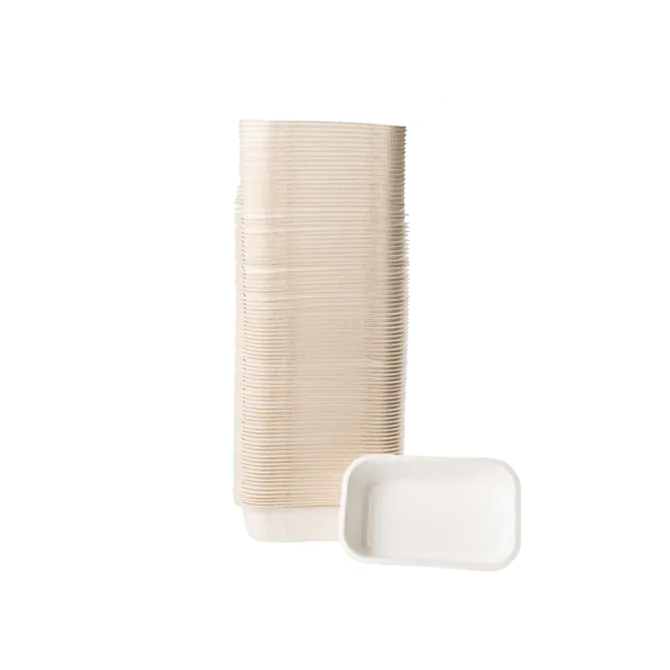 Leventi Pressboard barquette blanche 166x128x44mm 660 pcs four