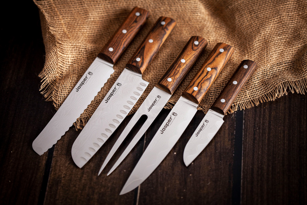 Josper Knives Damascus Series set couteaux damas
