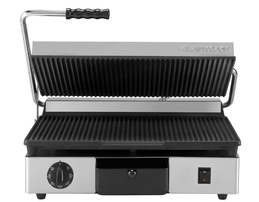 Milantoast Gastro grill panini fonte GR/GR rainuré