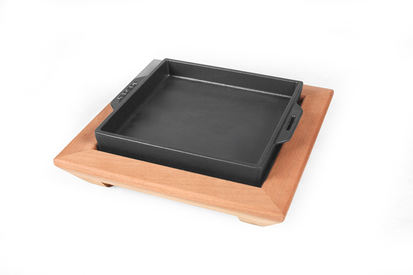 Josper Iroko Stand 27x27 cm support plaque 20x20