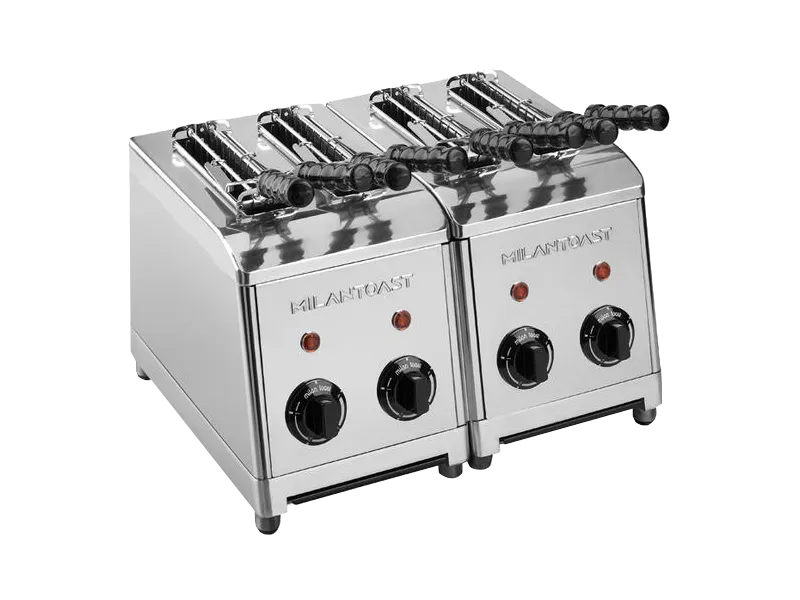 Milantoast Slice Toasters grille-pain inox 4 fentes