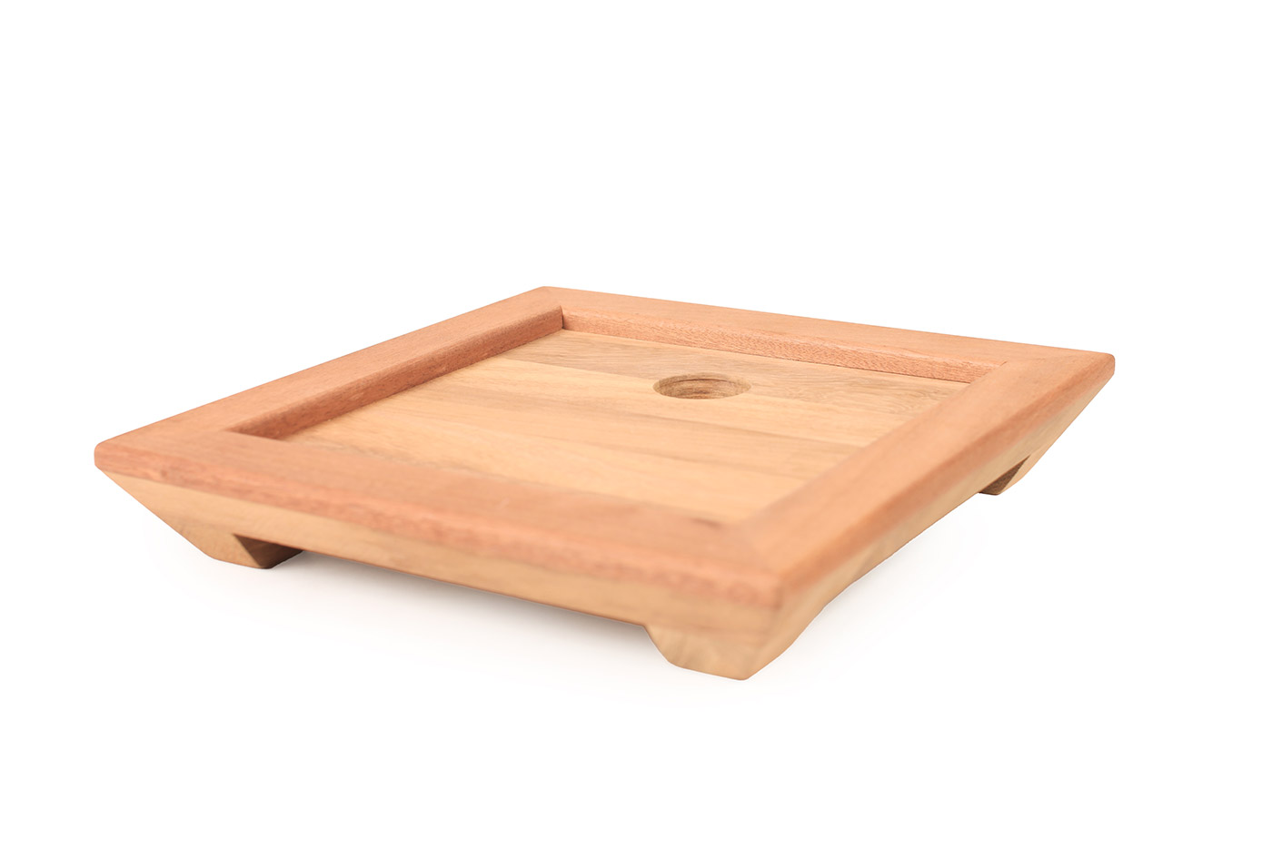 Josper Iroko Stand 27x27 cm support plaque 20x20