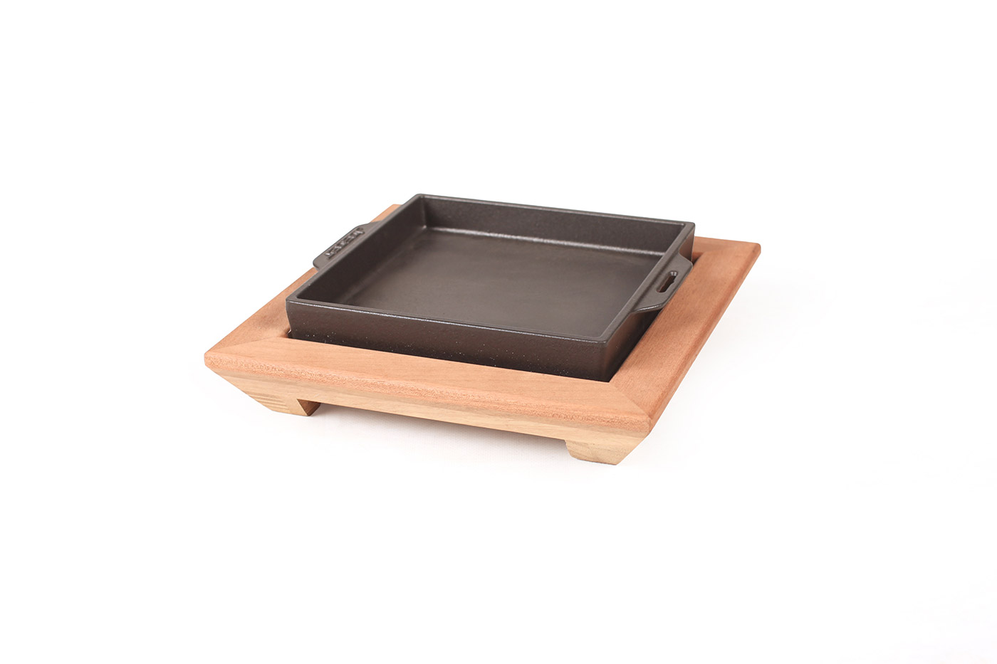 Josper Iroko Stand 27x27 cm support plaque 20x20