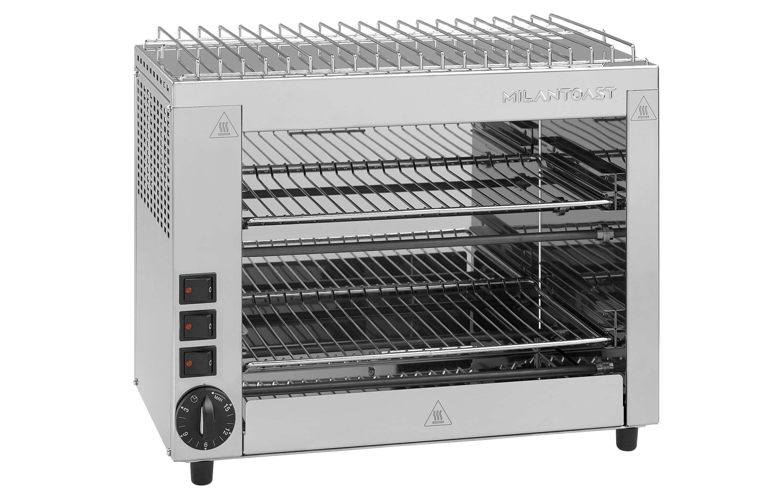 Milantoast Salamander toaster grill 6 pinces usage intensif