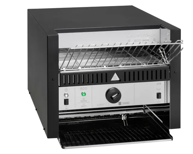 Milantoast ECO Sense Grille-pain convoyeur 3 tranches noir