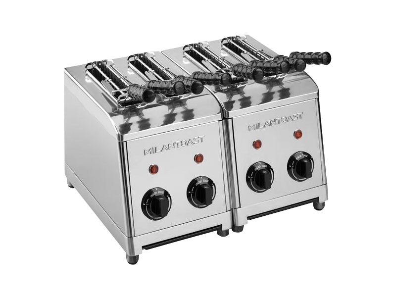 Milantoast Slice Toasters grille-pain inox 4 fentes