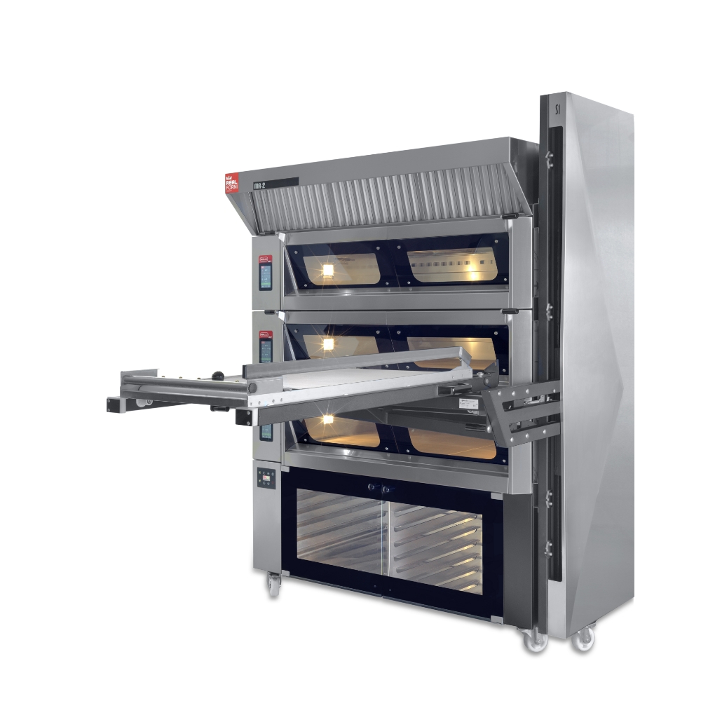 Real Forni MR-2 four à soles 400°C inox