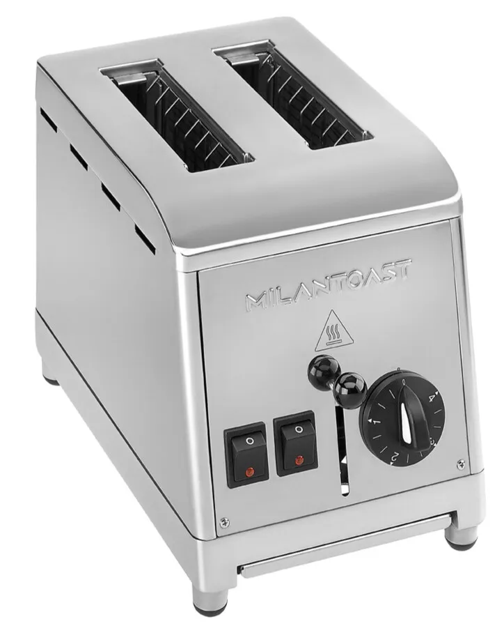 Milantoast Slice Toasters grille-pain inox à fentes pro