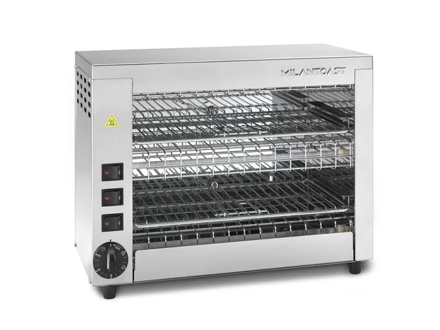Milantoast Salamander four grill infrarouge 6 pinces pro