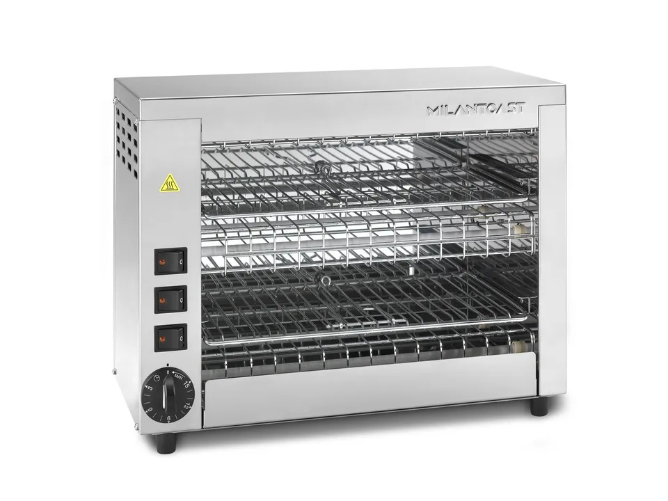 Milantoast Fast Heat Up grill salamandre 6 pinces