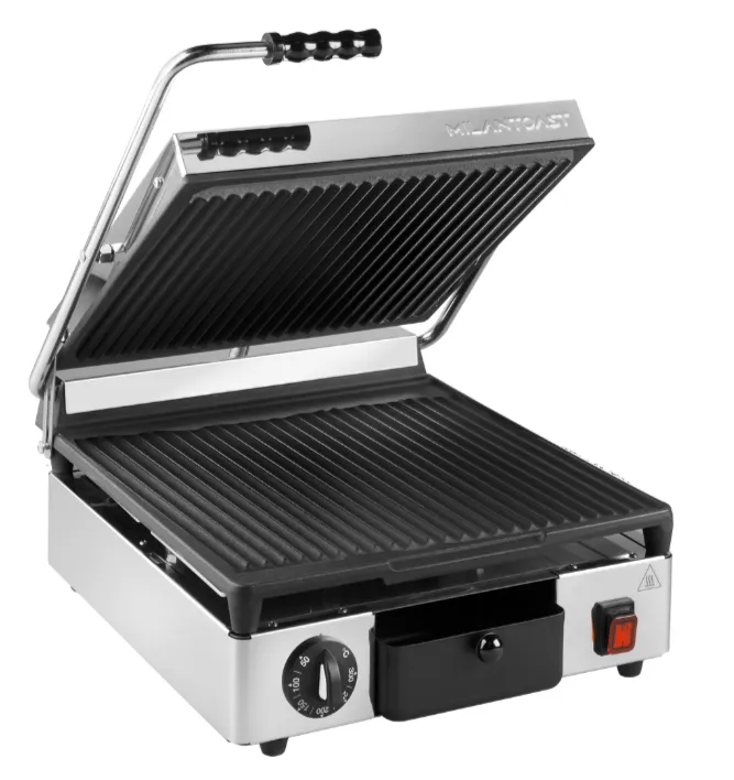 Milantoast Cast Iron Quadratisch grill panini fonte carré