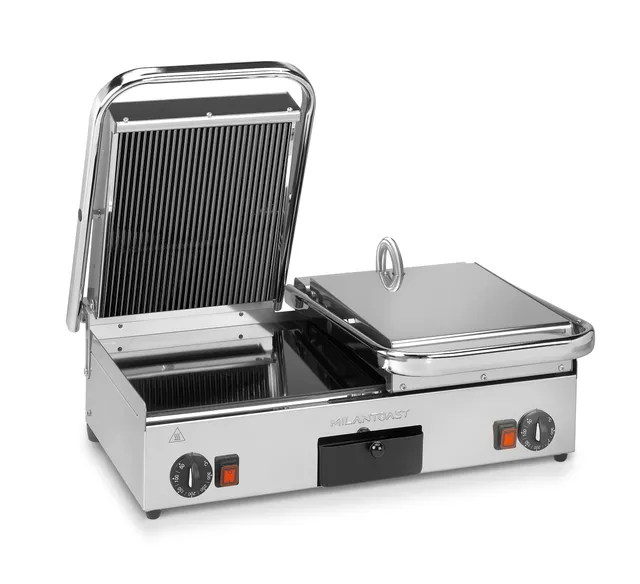 Milantoast Plancha Grill Double Vitrocéramique L/A grill panini