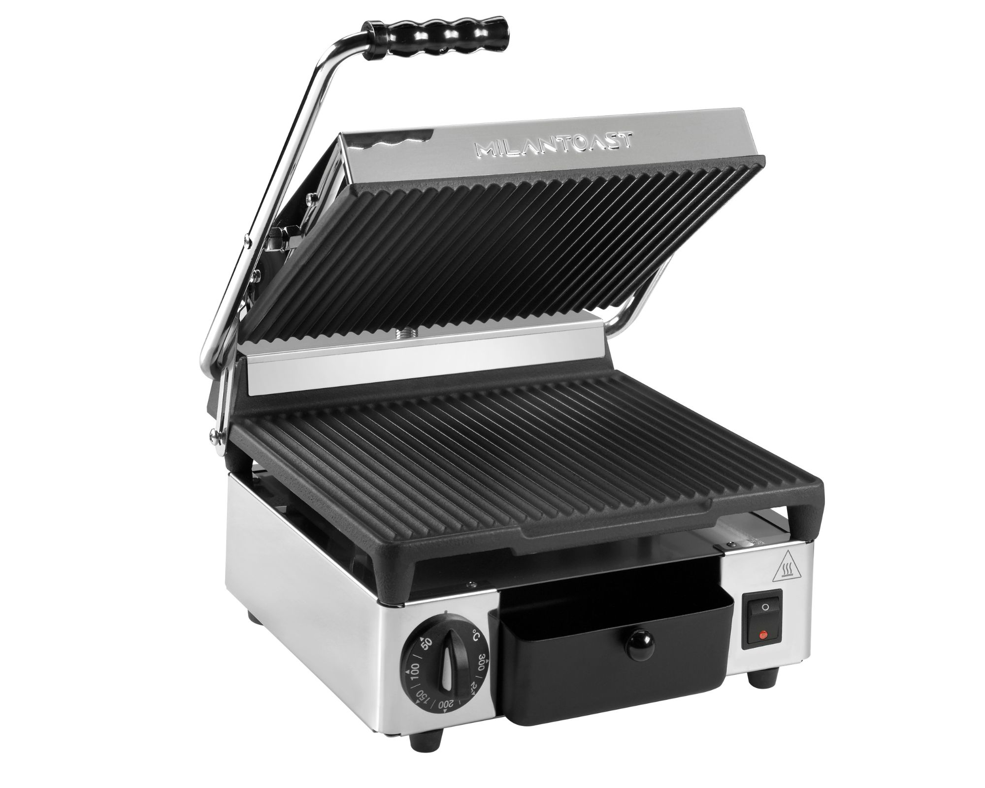 Milantoast Milantoaster Kontaktgrill Grill Panini Fonte Rainuré