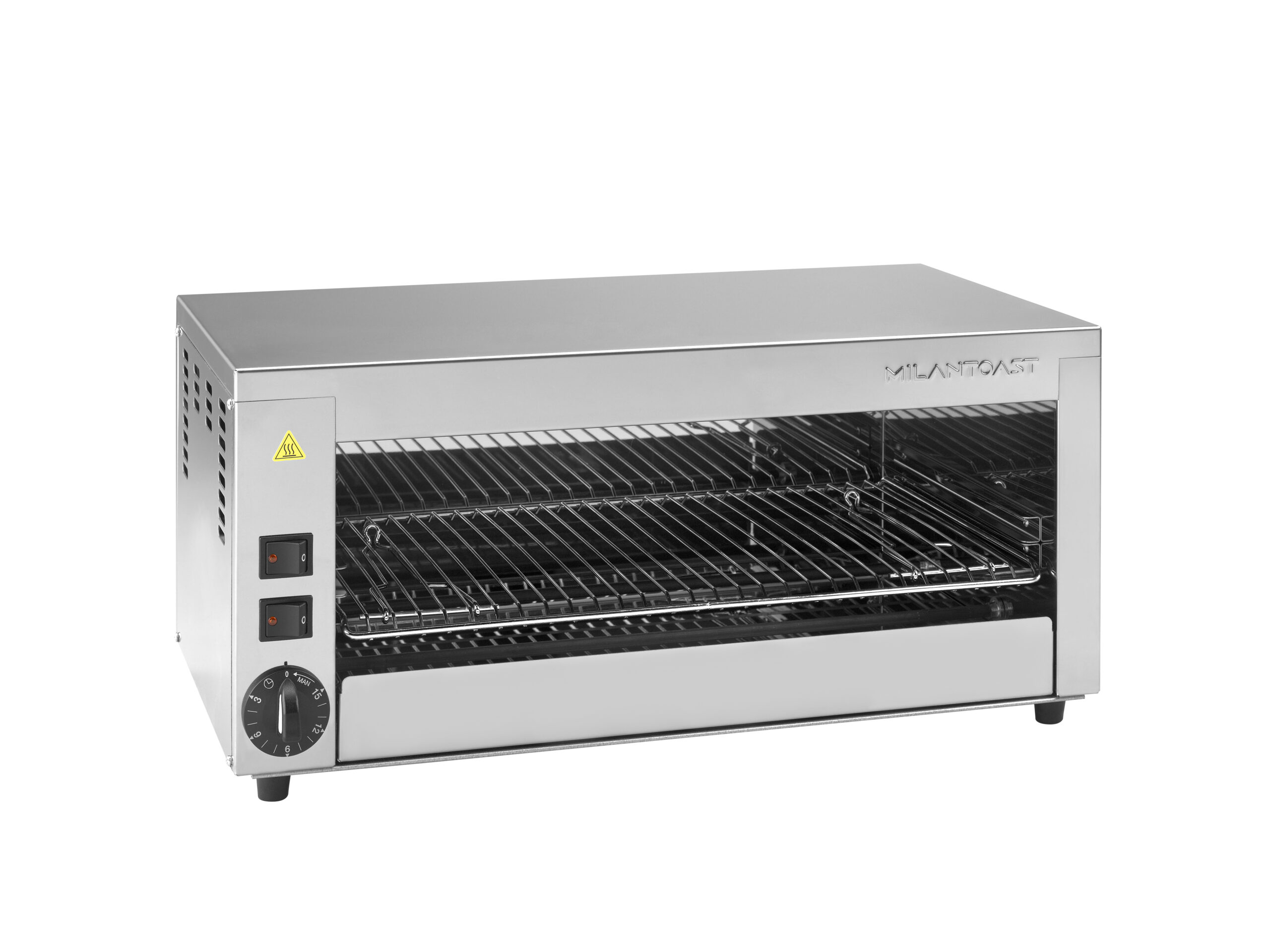 Milantoast Salamander Oven grill toaster 4 pinces intensif