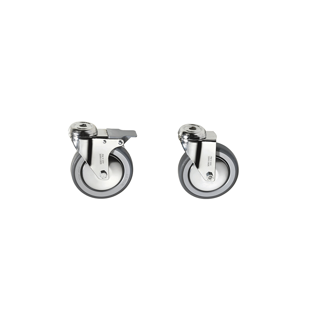 Piron KRU00015 4 roues avec frein support chariot four
