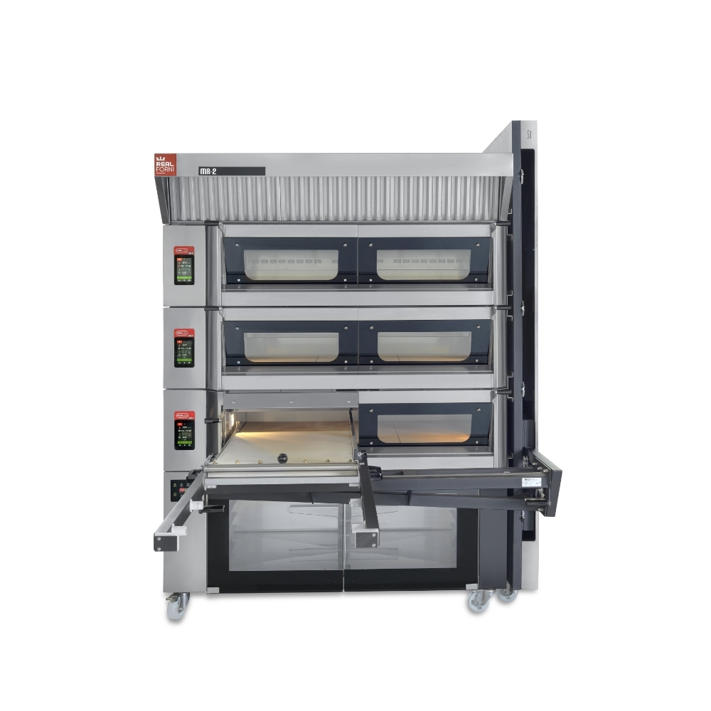 Real Forni MR-2 four à soles 400°C inox