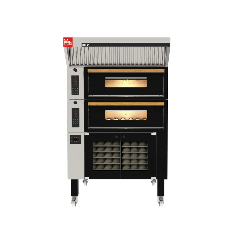 Real Forni MR-2 four à soles 400°C inox