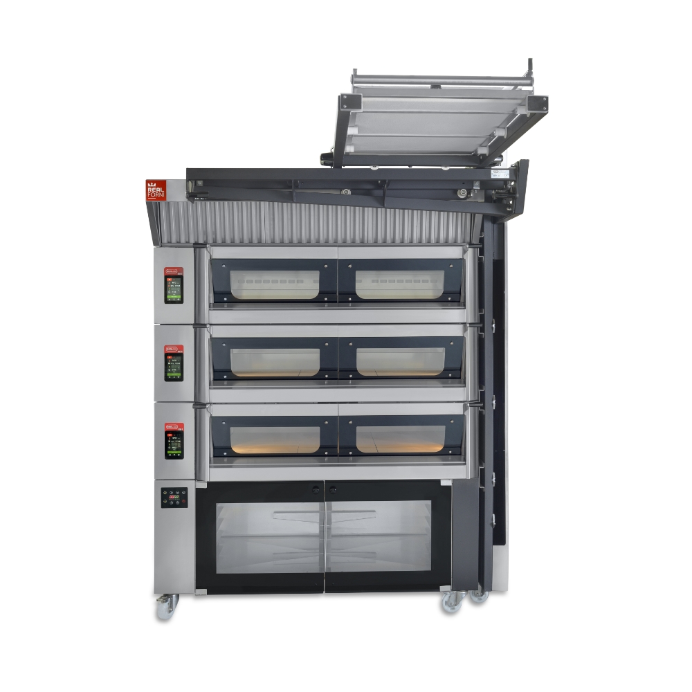 Real Forni MR-2 four à soles 400°C inox
