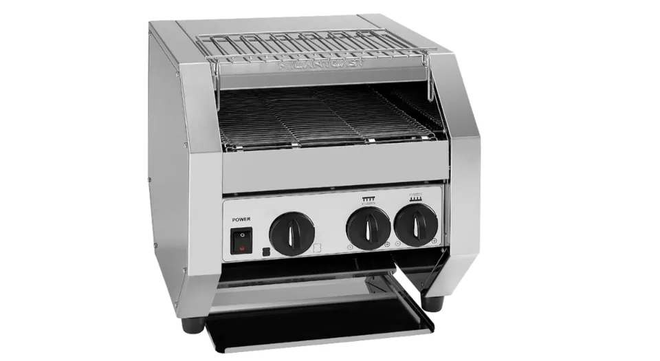 Milantoast Convoyeur 900 tranches toaster hôtel option complète