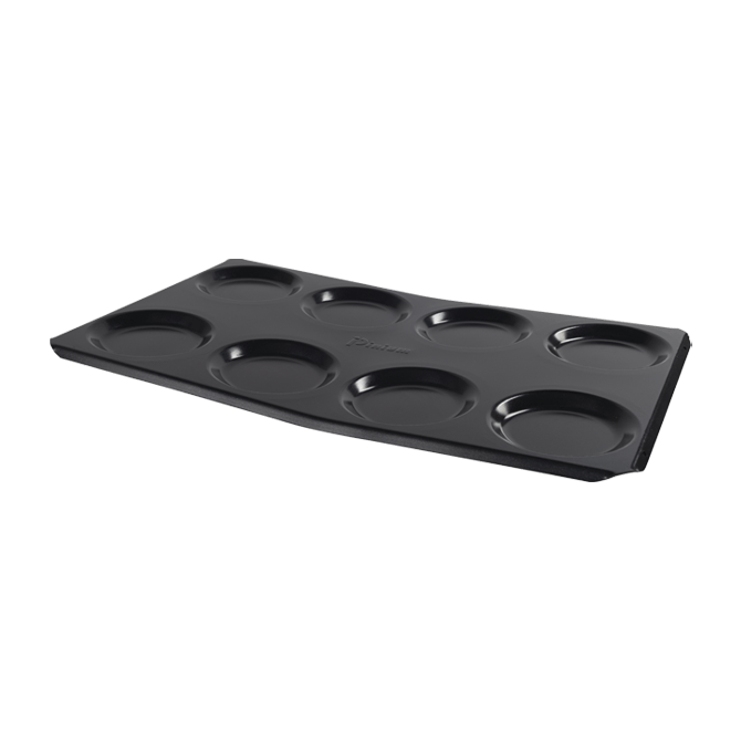 Leventi iPinium plaque four GN 1/1 8 œufs alu