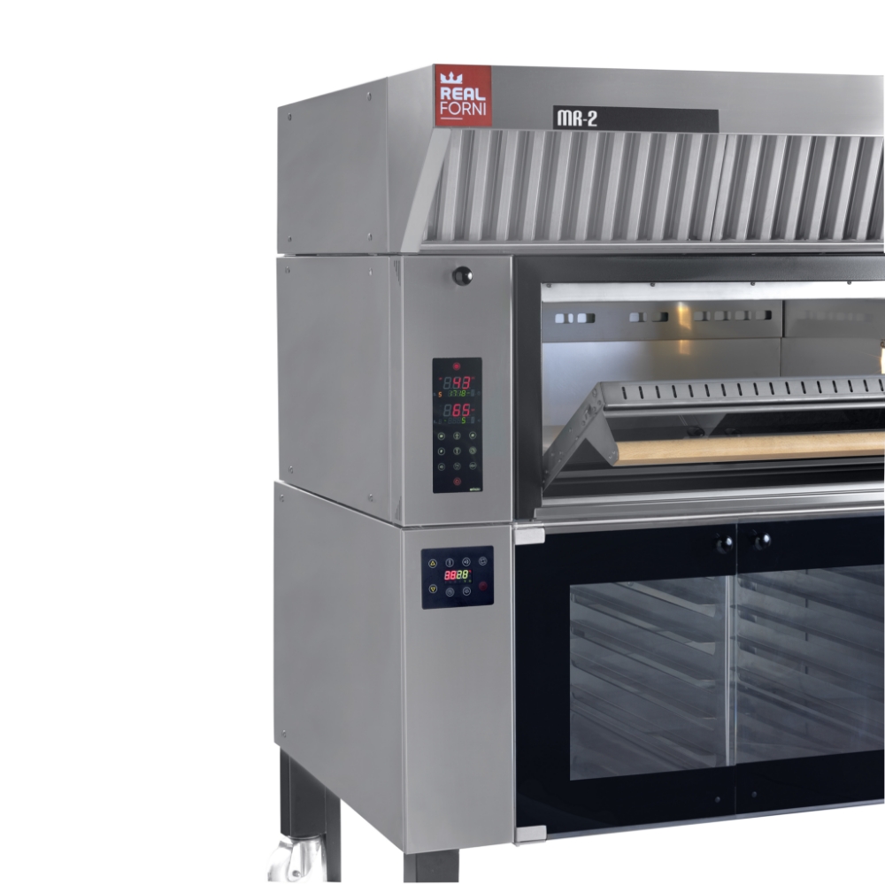 Real Forni MR-2 four à soles 400°C inox