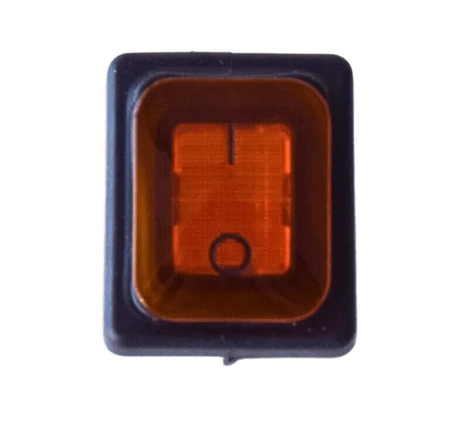 Milantoast SPARE PARTS interrupteur orange 0-1 22x30 lumineux