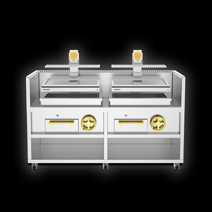 Josper Monoblock MB PVJ-76-2-2-MB grill basque double individuel