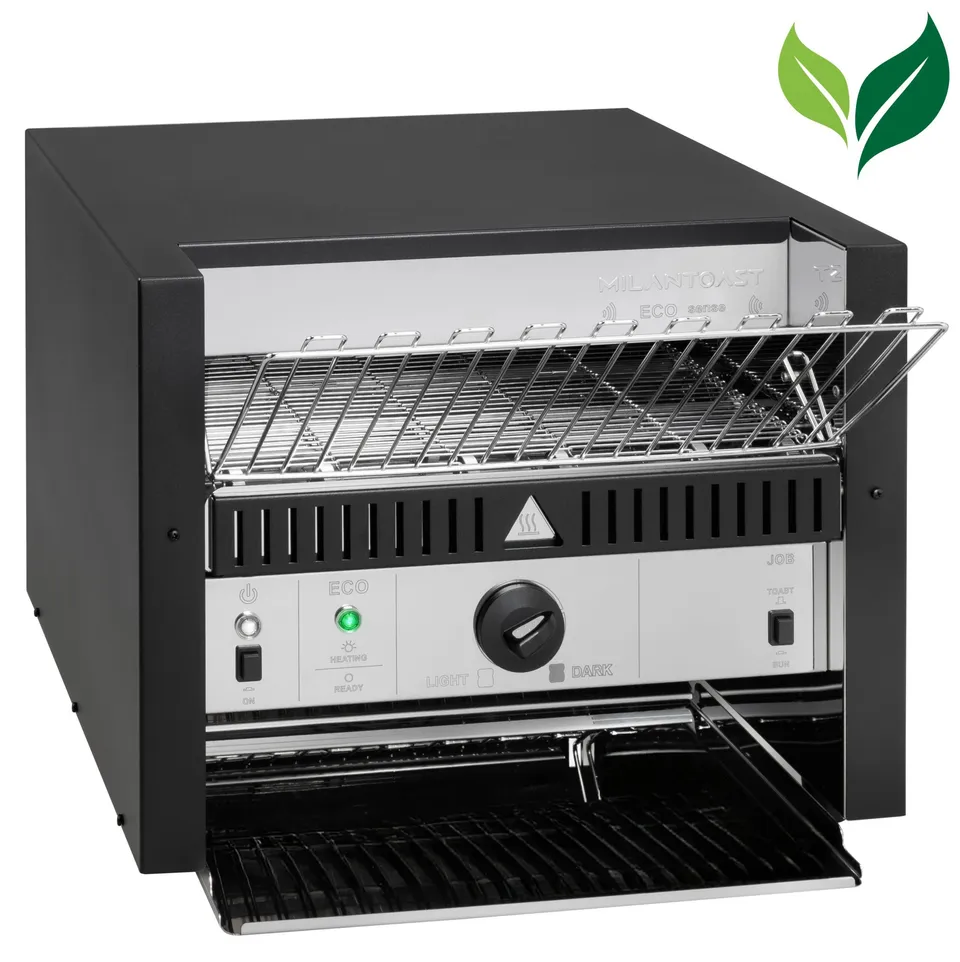 Milantoast Conveyor grille-pain 3 tranches noir ECO