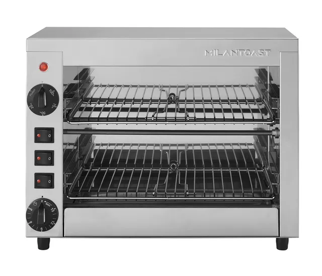 Milantoast Salamander grill chauffe-plat 6 pinces Keep Warm