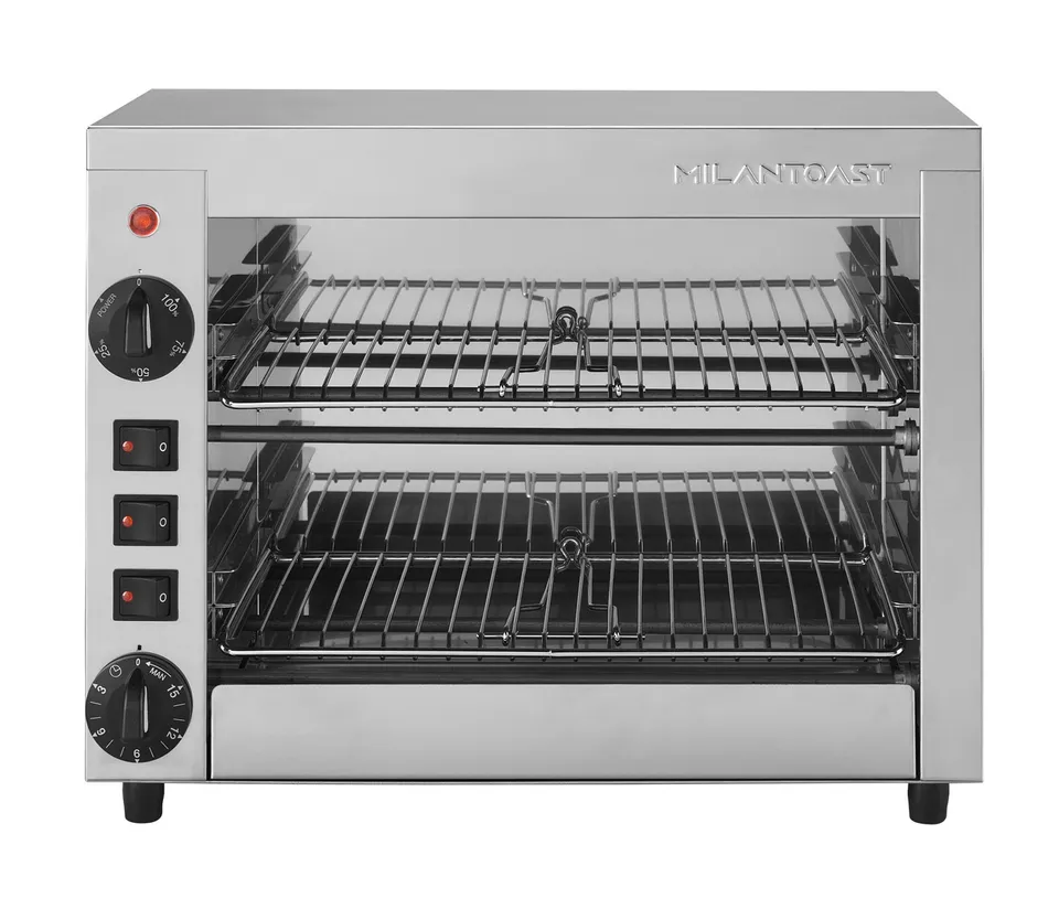 Milantoast Salamander Oven Grill Infrarouge four 6 pinces maintien