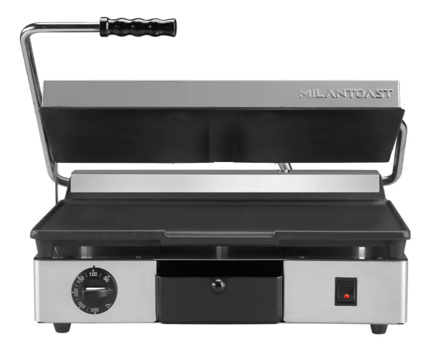 Milantoast Cast Iron presse à panini fonte large l/l